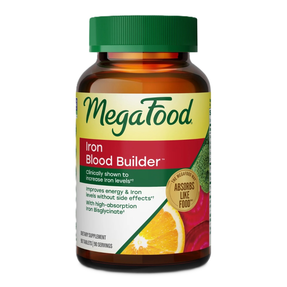 MegaFood Blood Builder – Suplemento de hierro 90 comp