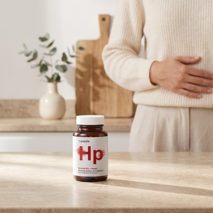 Betaína HCL (Soporte de ácido clorhídrico)