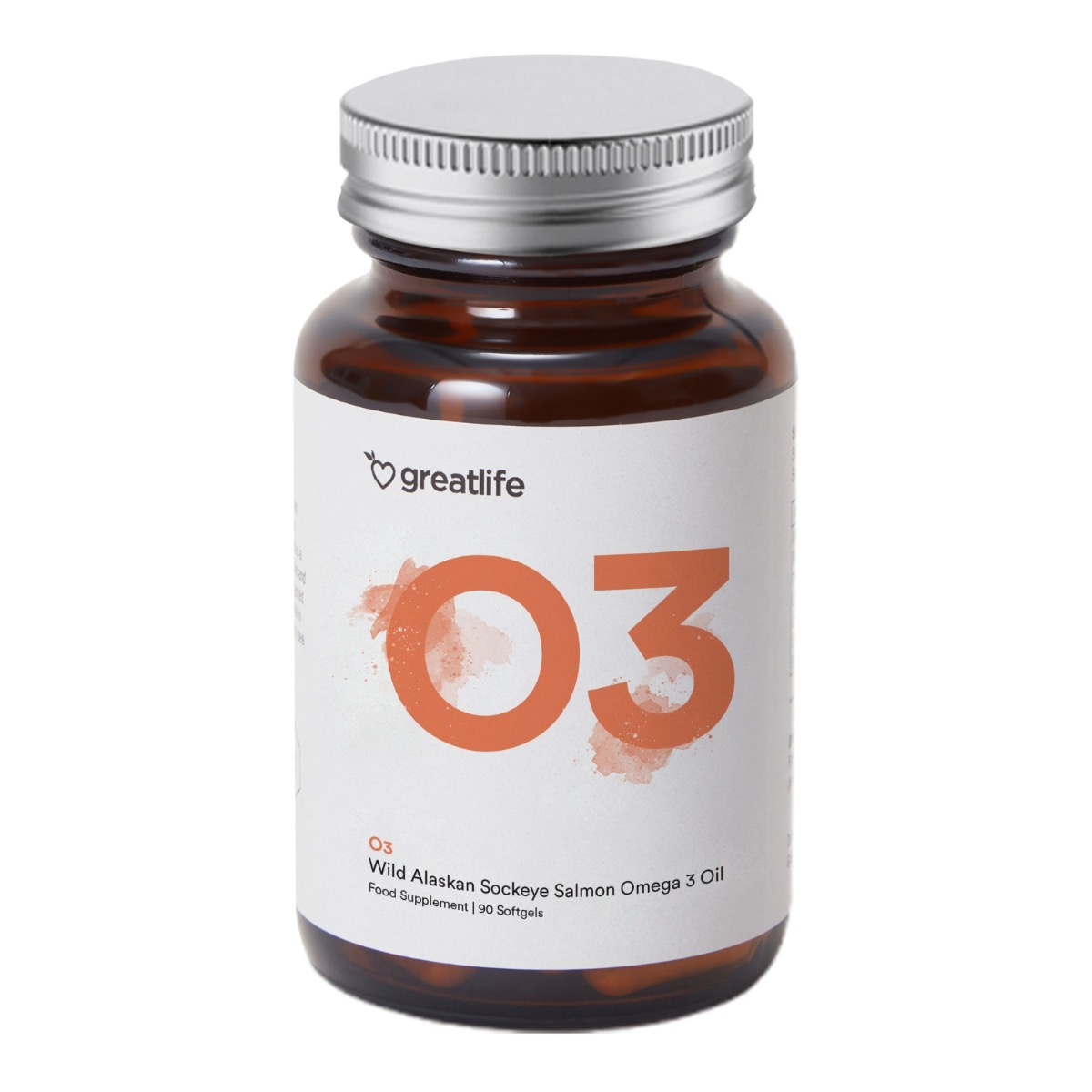 Greatlife Wild Alaskan Sockeye Salmon – Omega 3 90 cápsulas