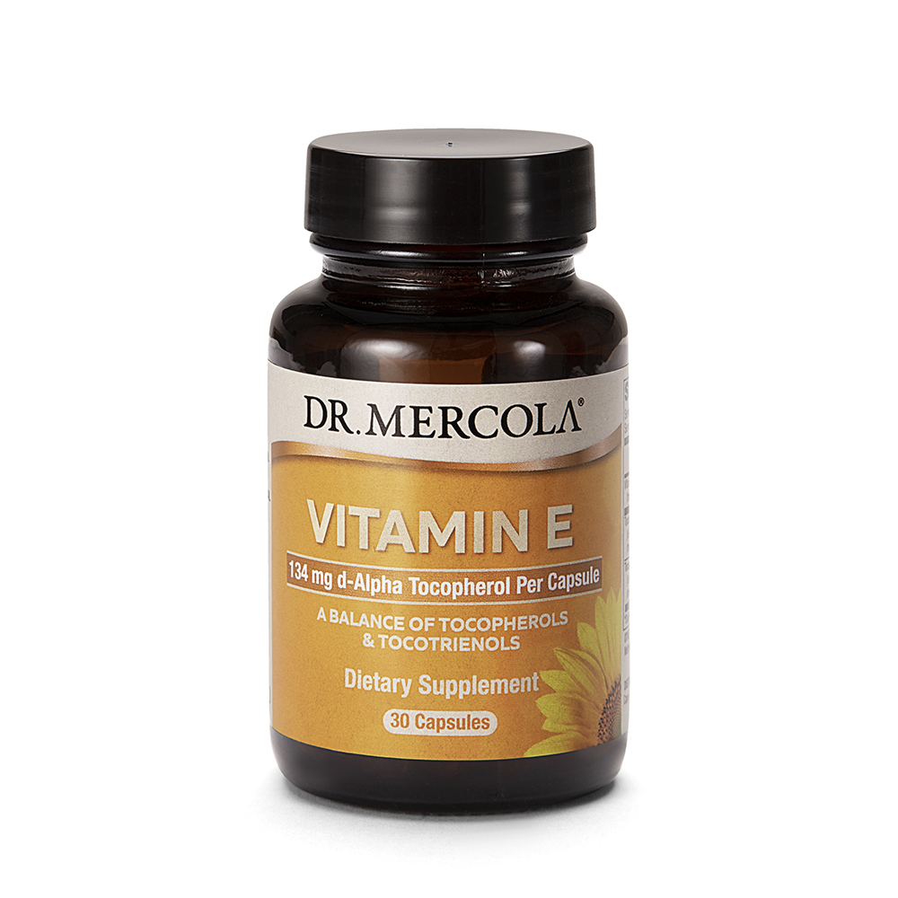 Dr Mercola Vitamina E – Tocoferoles y tocotrienoles 30 cápsulas