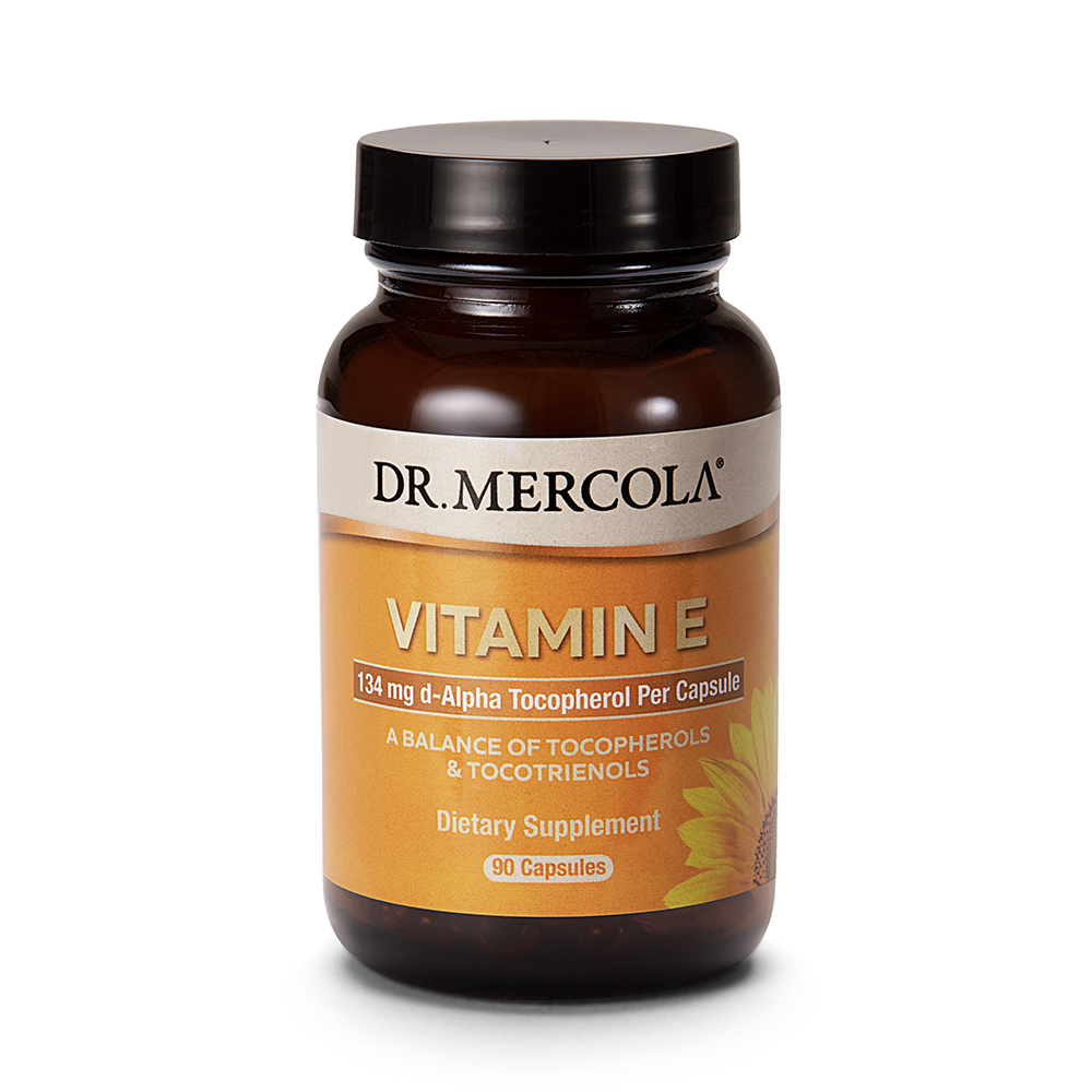Dr Mercola Vitamina E – Tocoferoles y tocotrienoles 90 cápsulas