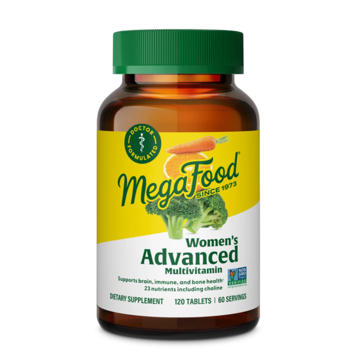 MegaFood Women's Advanced Multivitamina para mujeres 120 comp